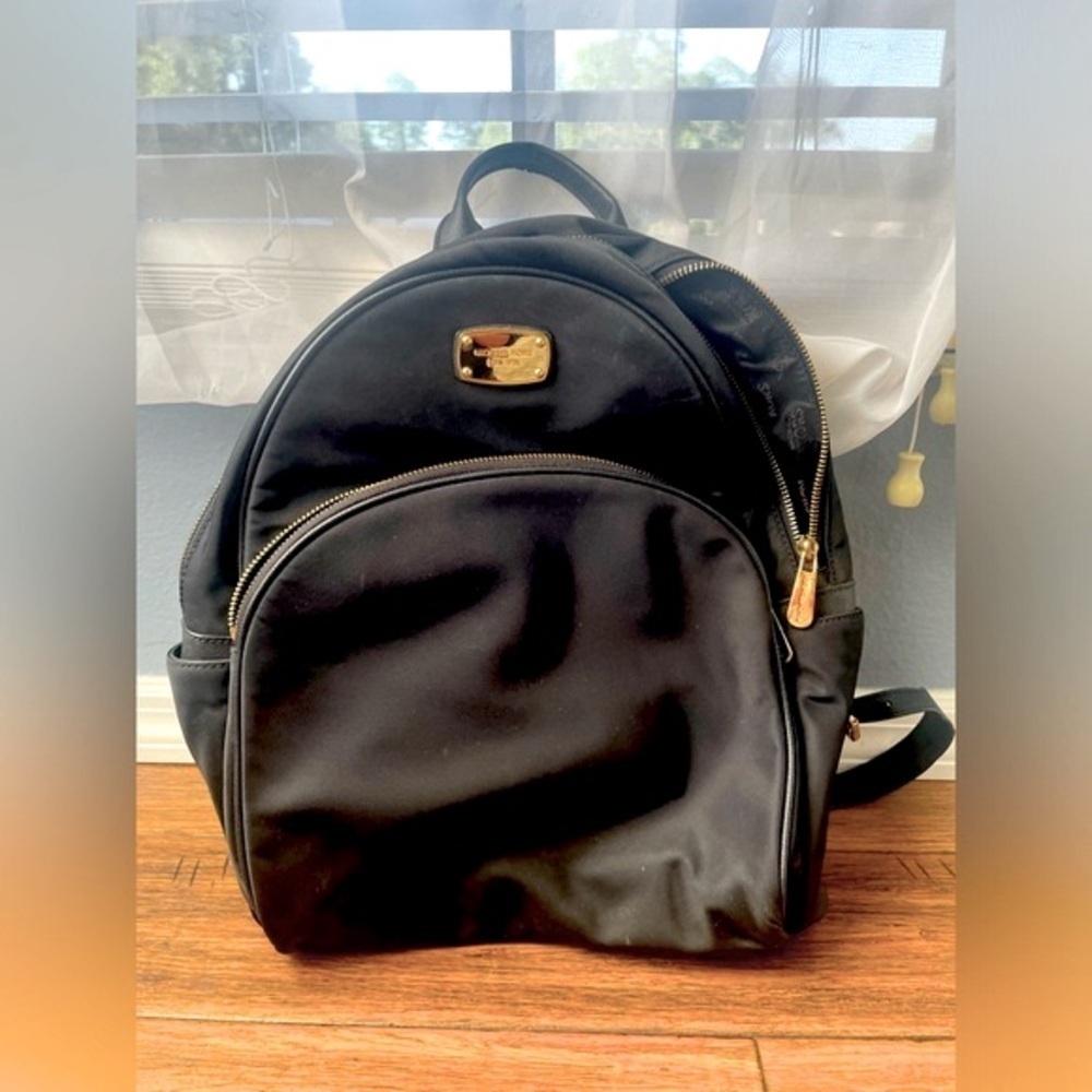 Black backpack Nylon backpack travel Michael Kors backpack luxury backpack - Picture 16 of 16
